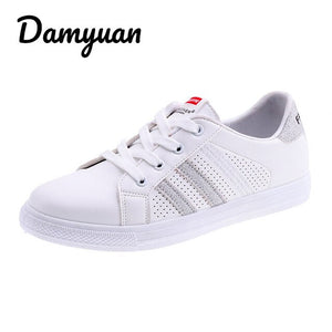 2019 Sale Casual Walking Sneakers Women Shoes PU Leathe Outdoor